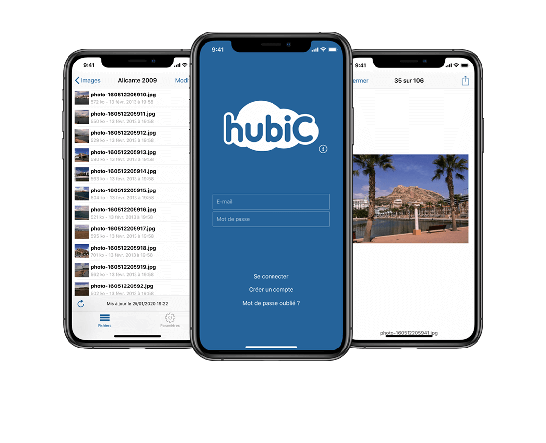 hubiC iphone application mobile iOS OVHcloud